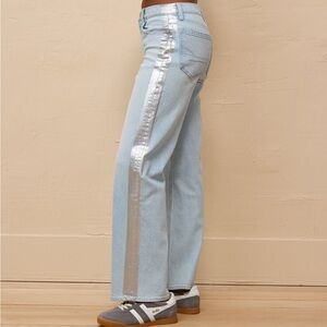 AE Stretch High-Waisted Stovepipe Side Stripe Jean